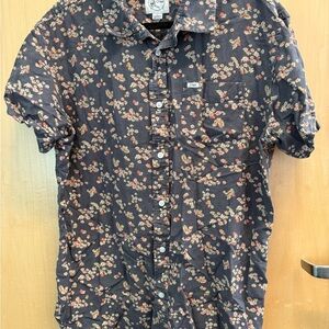 O'Neill Black Floral Casual Shirt - Large